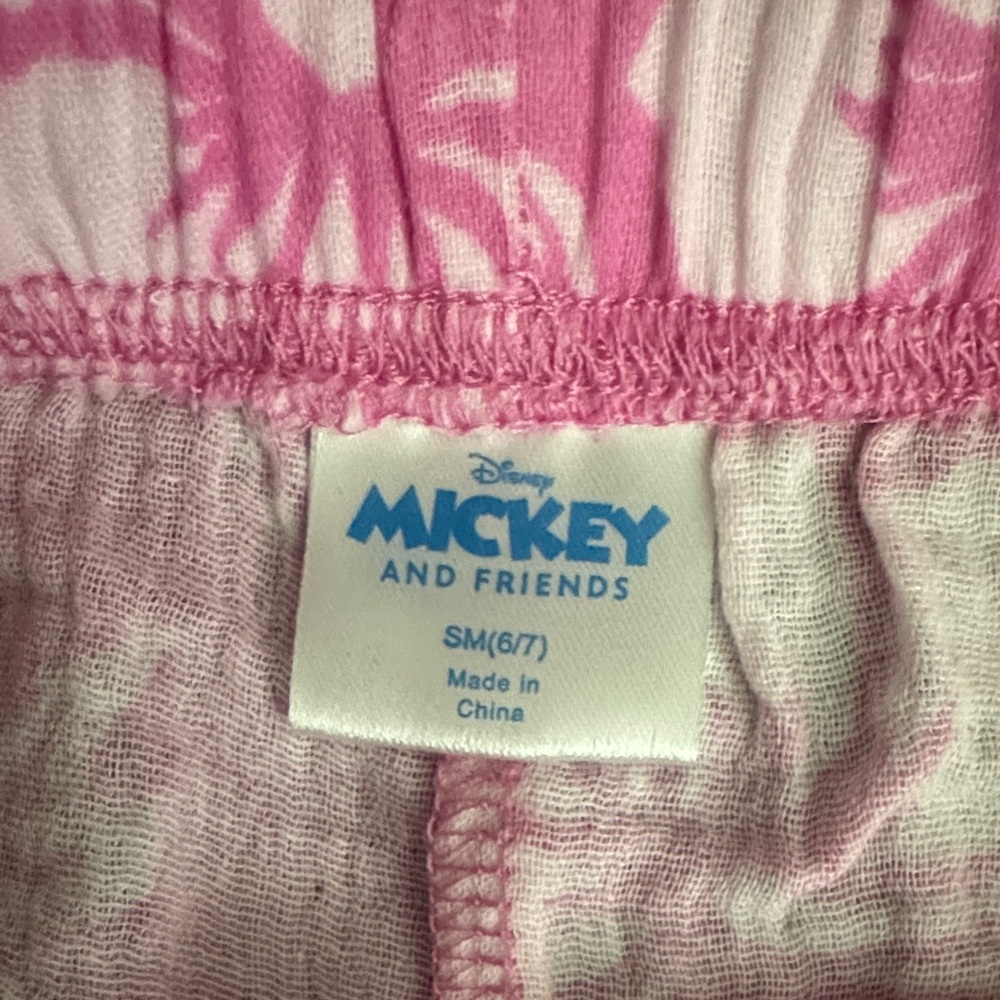 Disney Mickey and Friends Pink Patterned Dress
